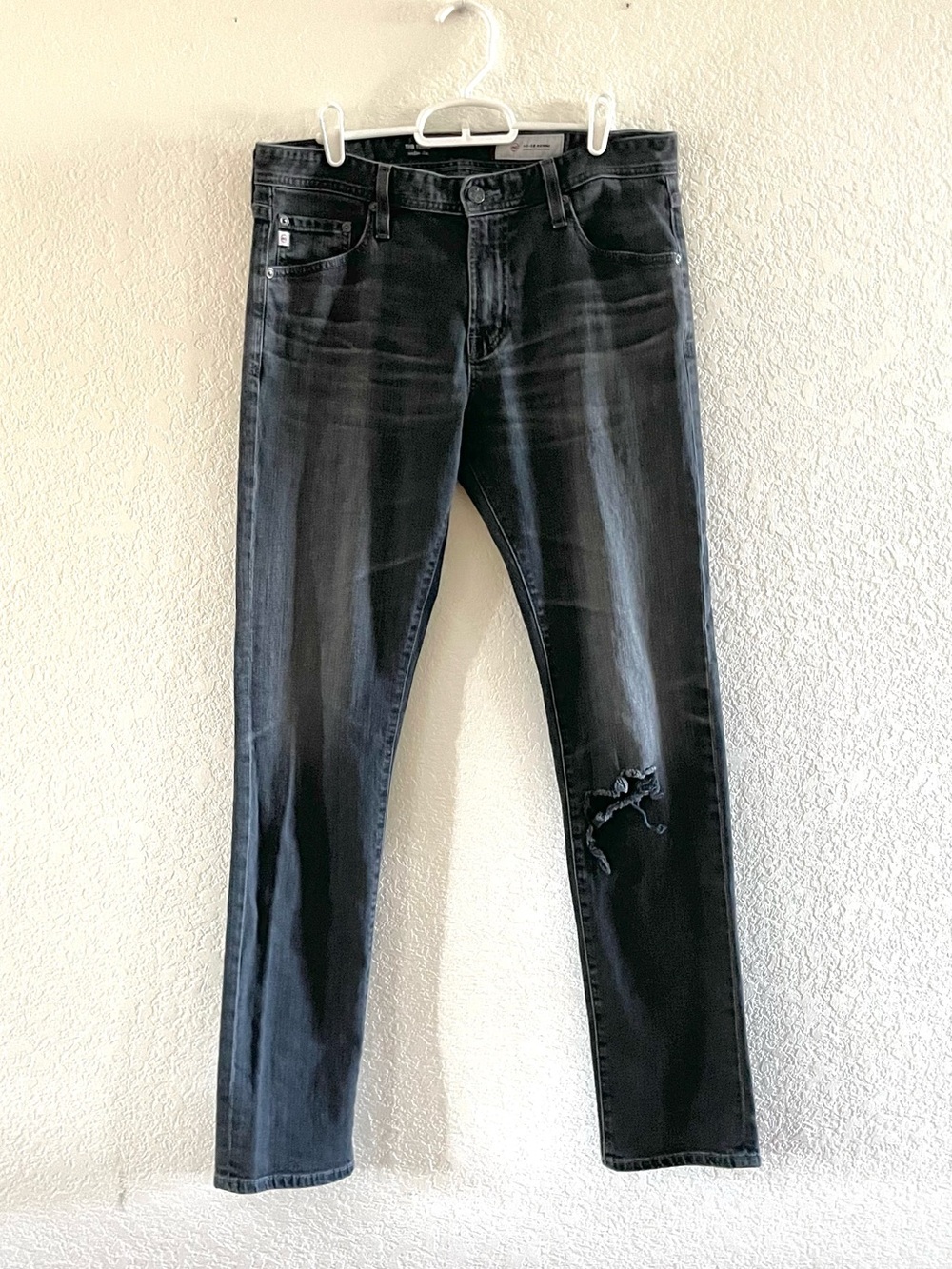 AG Adriano Goldschmied The Tellis Modern Slim Men's Black Jeans AG-ed Denim